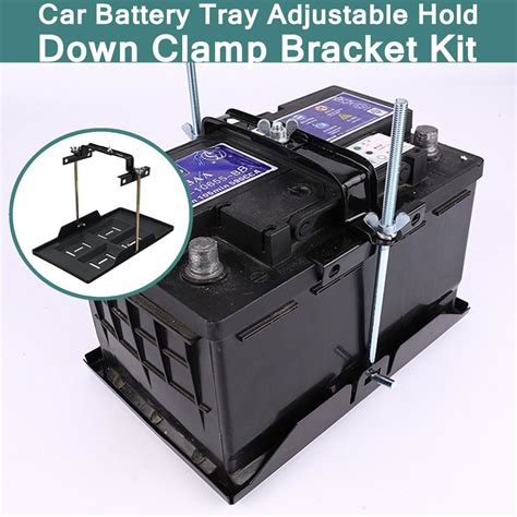 use metal bracket to secure car|car battery securement screws.